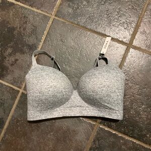 Soma Enbliss Wireless Bra Light Grey Size 38D